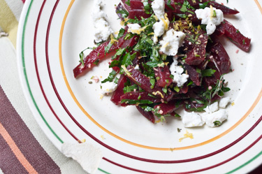 Roasted beet salad