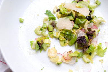 celery-black olive salad