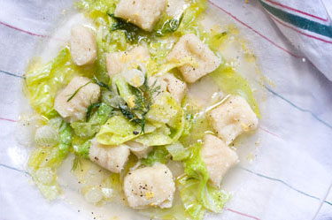 gnocchi spring cabbage