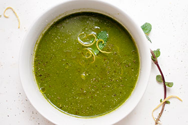 Soup tender greens